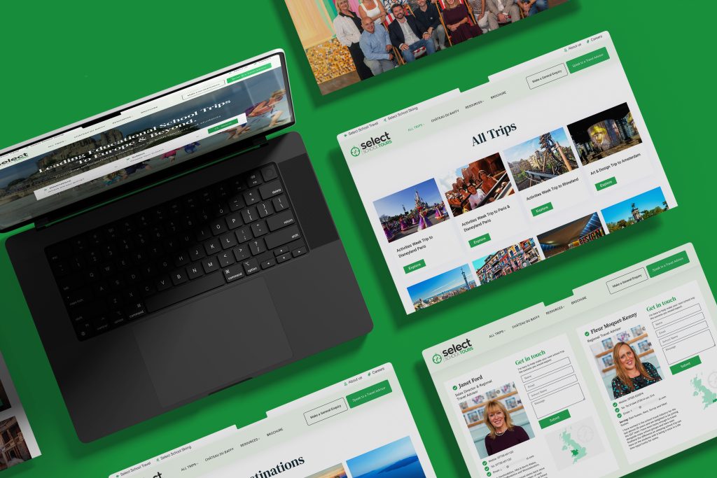 Select School Tours website